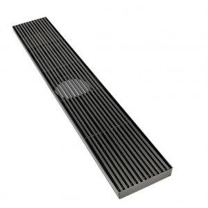 DIY Outlet 304 Stainless Steel Linear Floor Drain 80mm Outlet 900 Long (No Pre-Cut Outlet)